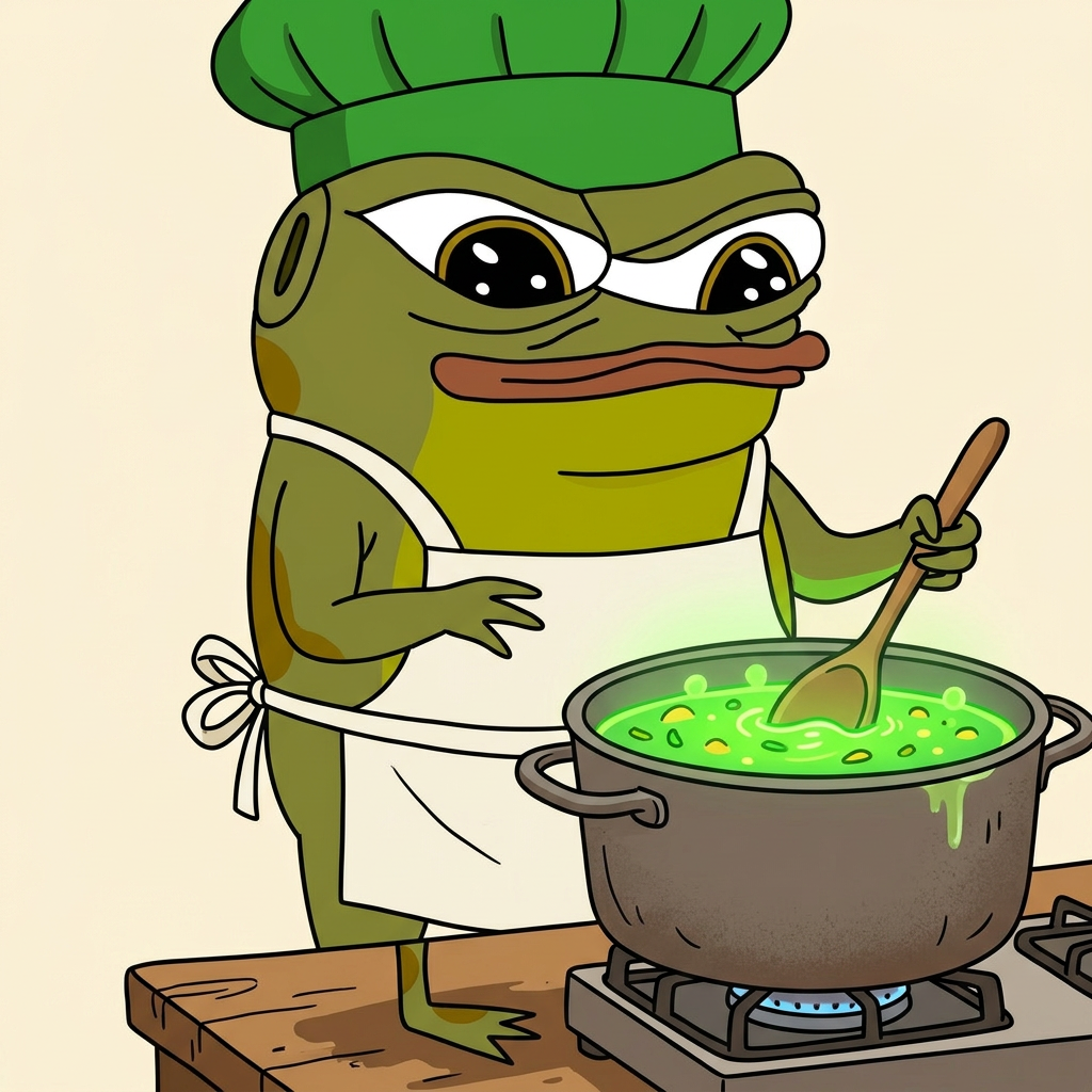 Hoppy meme: Cooking up something green