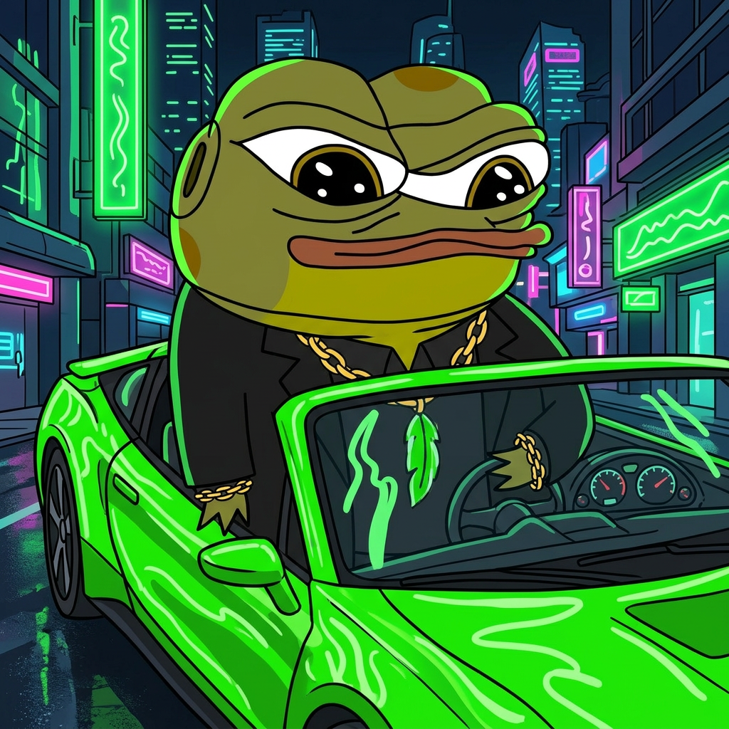 Hoppy meme: Neon nights